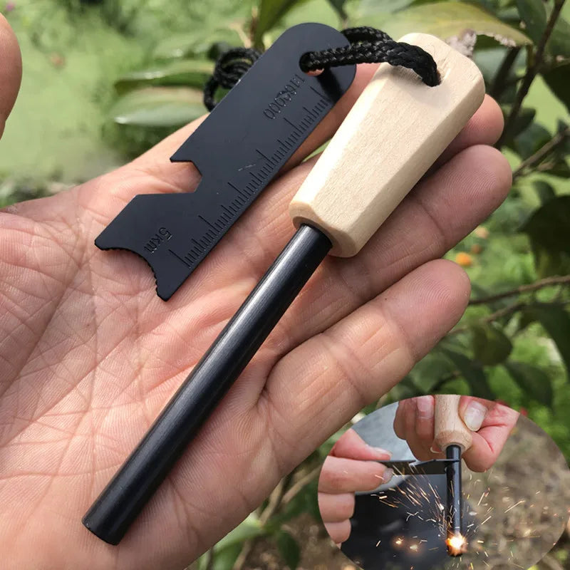 Allume-feu Magnésium Survie – Bâton Fire Starter Outdoor Ultra Résistant