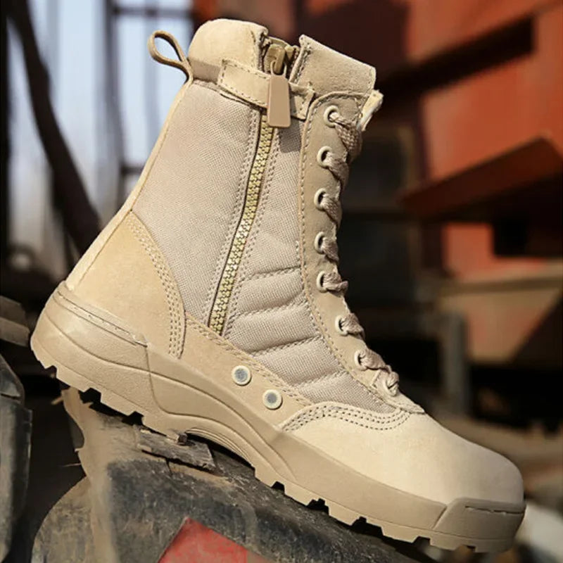 Bottes Tactiques Homme – Bottes Militaires Désert Spécial Forces | Randonnée & Sécurité