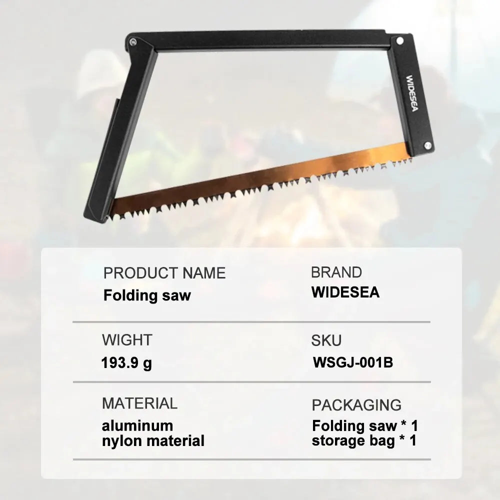 Scie Pliante Outdoor 32cm pour Camping - Widesea