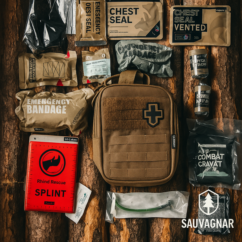 Kit de Premiers Secours Tactique IFAK RHINO RESCUE – Équipement de Survie Médicale Ultime
