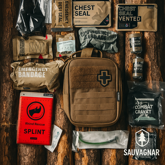 Kit de Premiers Secours Tactique IFAK RHINO RESCUE – Équipement de Survie Médicale Ultime