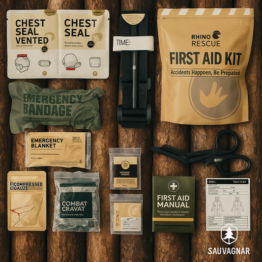 Kit Premier Secours Tactique IFAK RHINO RESCUE – Équipement d’Urgence Survie & Outdoor